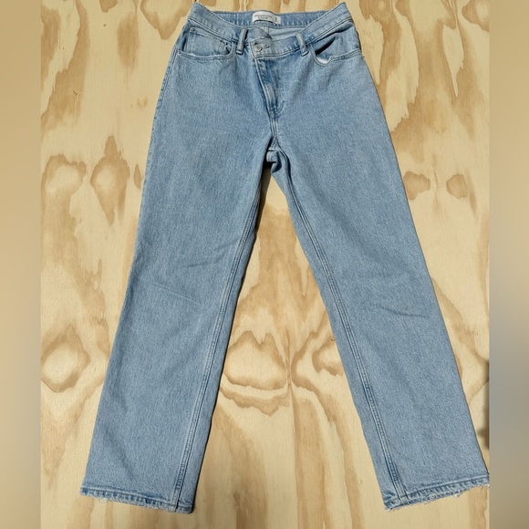 Abercrombie & Fitch ’90s Straight Ultra High Rise Blue Jeans Women - Picture 1 of 9